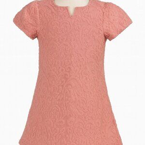 Janie and Jack Light Pink Swim Cover Up, Size 4 – Terry Jacquard